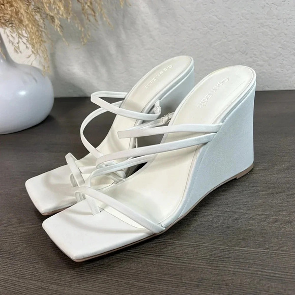 Open Edit Eryn Wedge Sandal Size 7M - Picture 6 of 12
